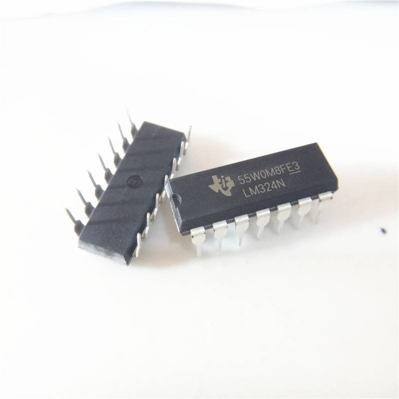 

LM324N, Счетверенный ОУ общего применения, (0°C...+70°C), DIP-14