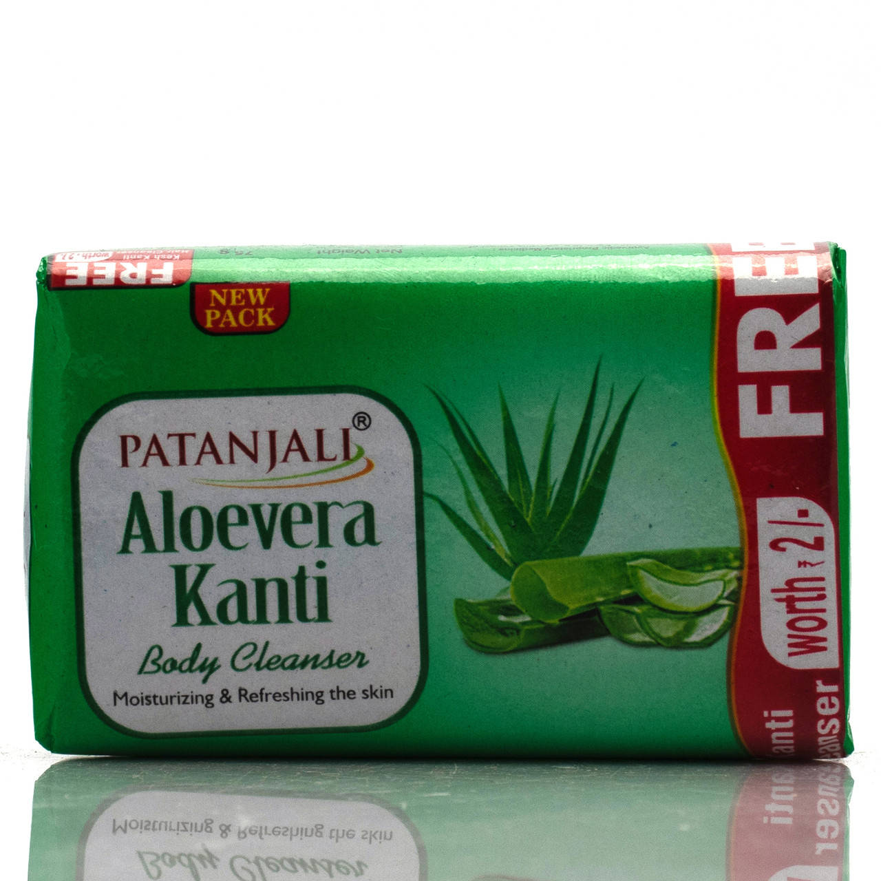 

Мыло, Алое Вера, Патанджали / Aloe Vera Kanti Soap, Patanjali / 75 gr