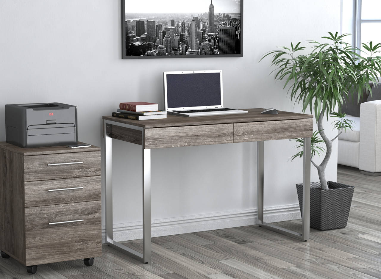

Письменный стол L-11 Loft Design Хром, Дуб Палена