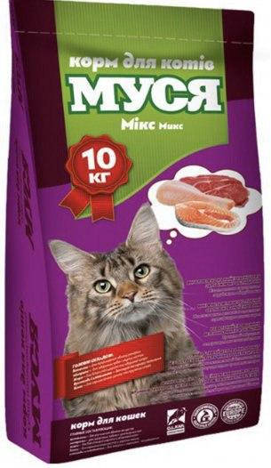 

Корм для кошек Муся Микс Украина, 10кг