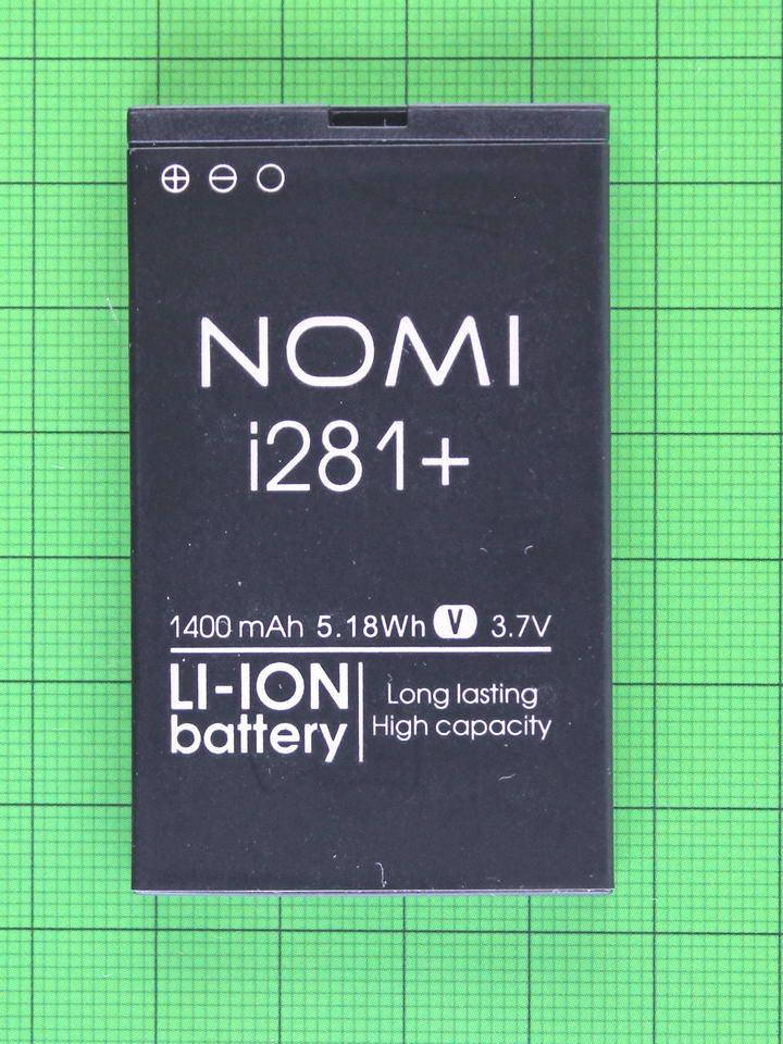 

Акумулятор Nomi i281+ 1400mAh Оригінал
