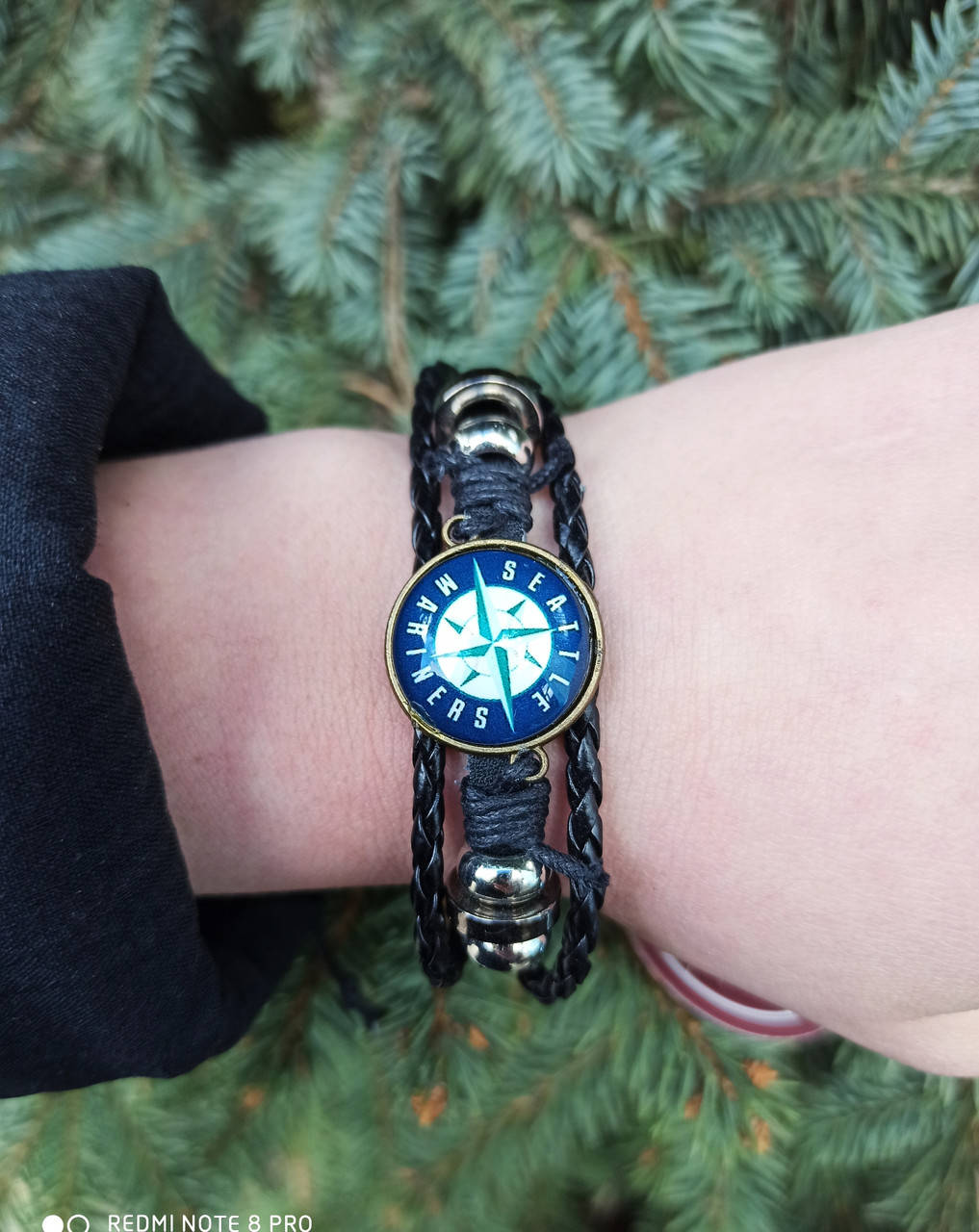 

Браслет шкіряний Seattle Mariners