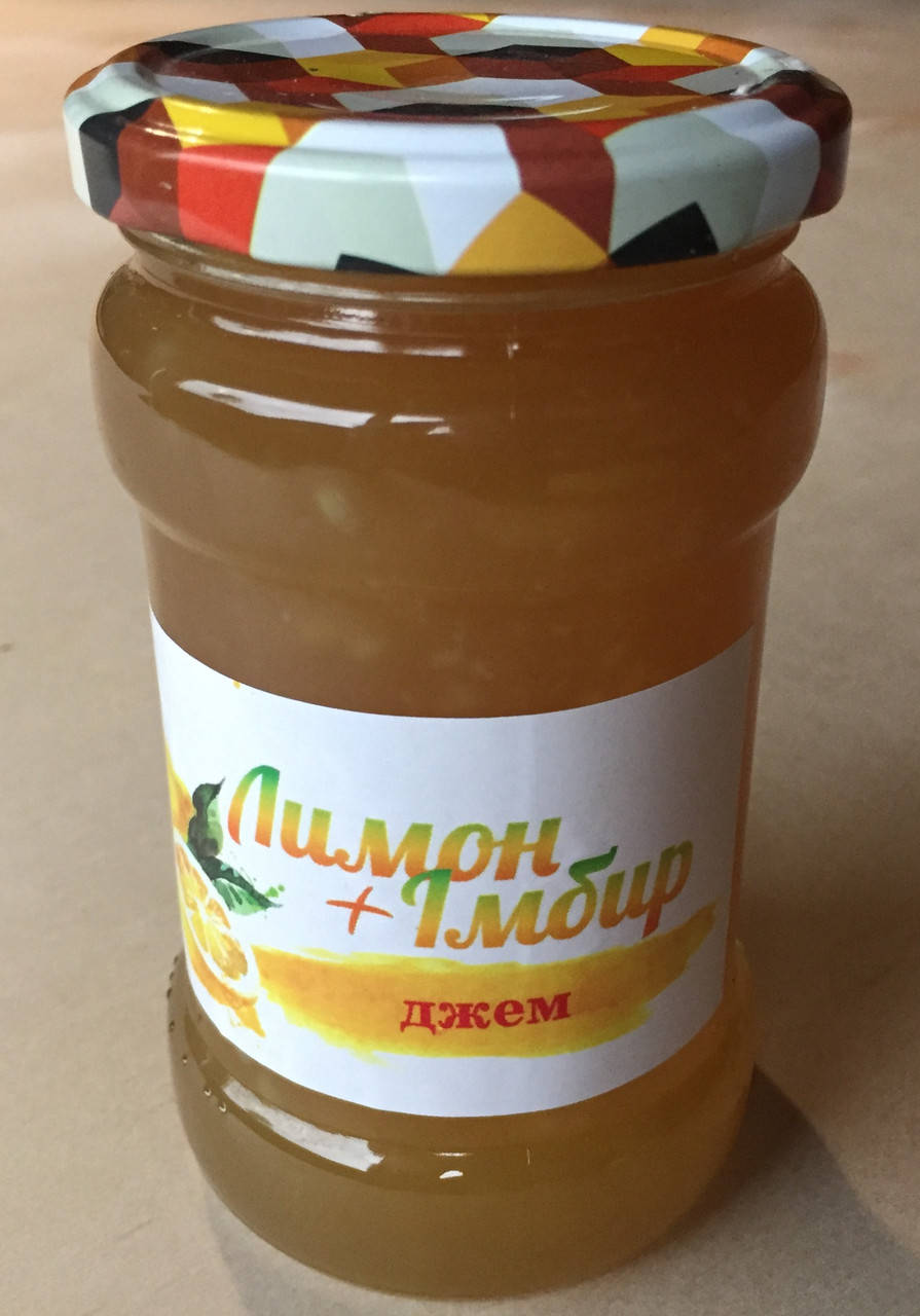 

Натуральный джем "Лимон и имбирь".