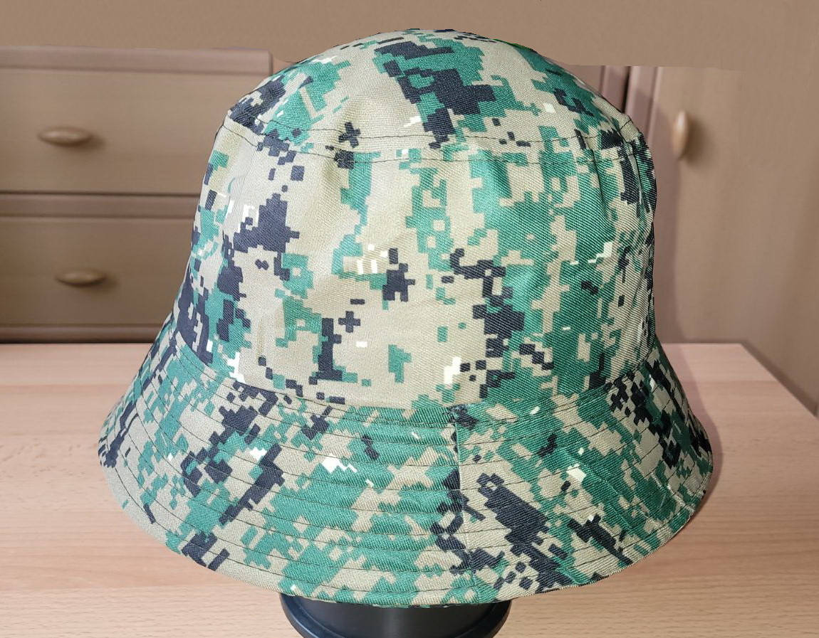 

Практичная камуфляжная военная мужская панама темный хаки