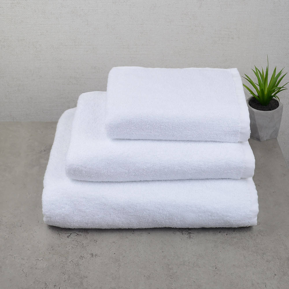 

Комплект отельных полотенец 3шт GM Textile 40х70см, 50х90см, 70х140см 500г/м2 (Белый)