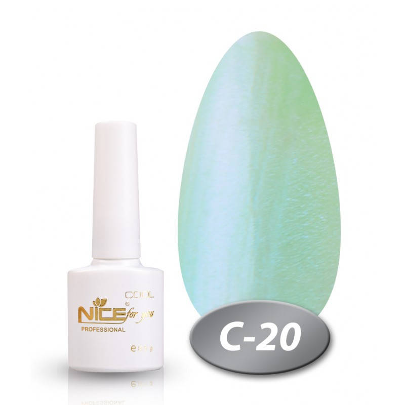 

Гель-лак Nice for you Cool С-20 голубой хамелеон 8,5 мл