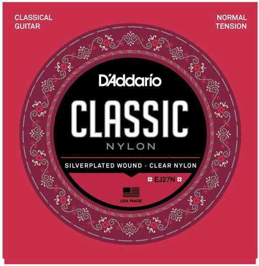 

Струни для класичної гітари D`ADDARIO EJ27N STUDENT CLASSICS NORMAL TENSION