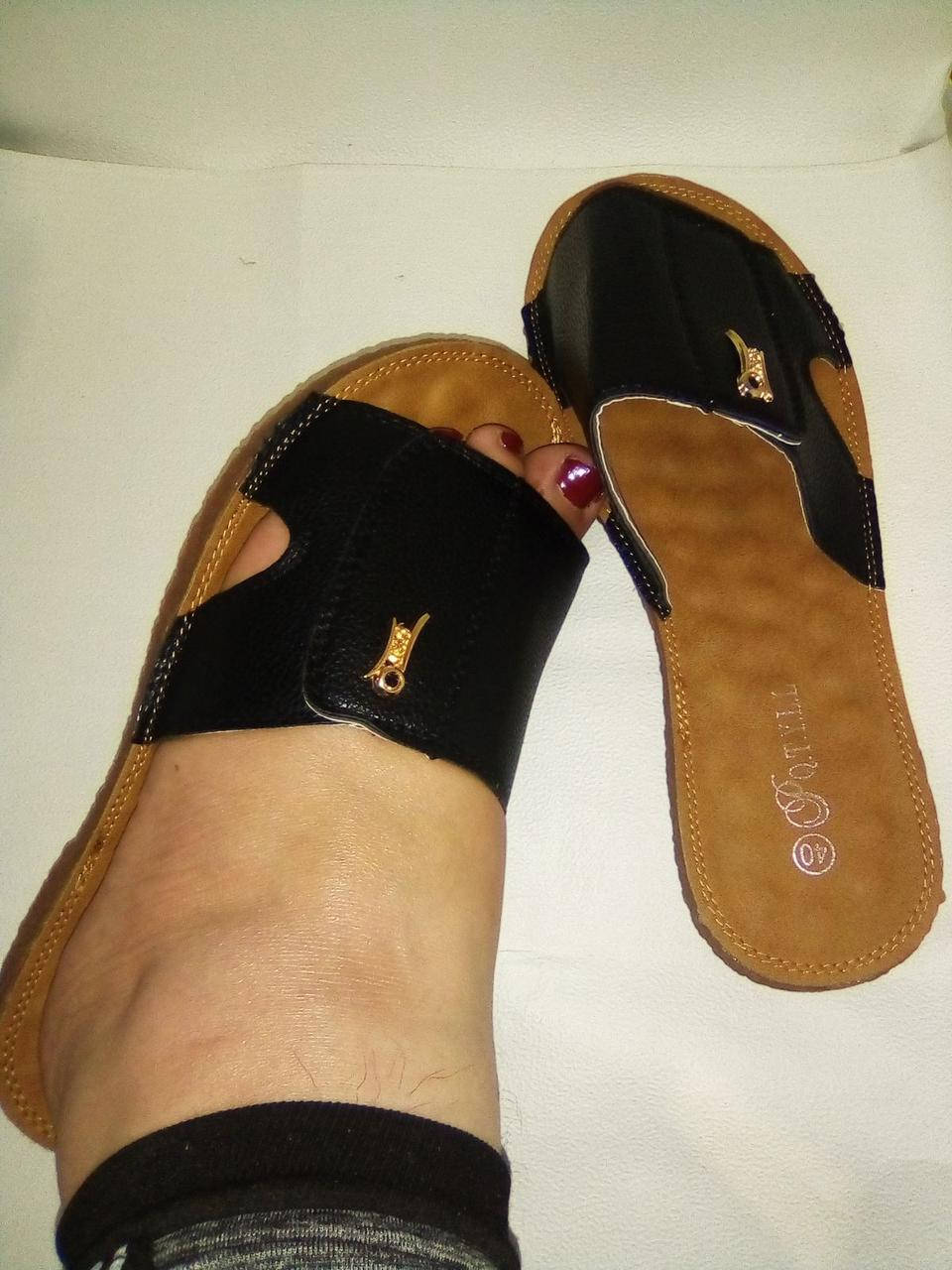 

Шлепанцы женские лето 40