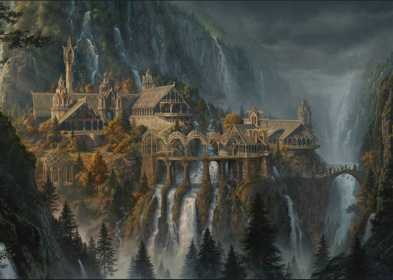 

Фотокартина GeekLand The Lord of the Rings Властелин колец ривенделл 60х40см LR 09.043