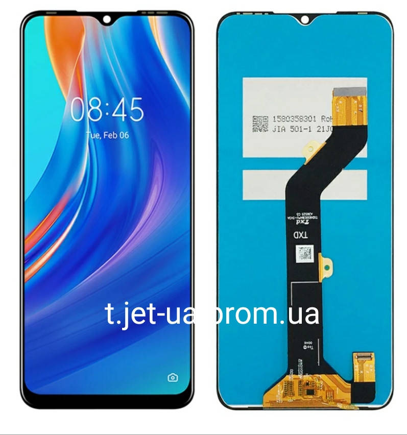 

Дисплейный модуль Tecno Spark 7 KF6N Black (тачскрин сенсор+дисплей), Черный
