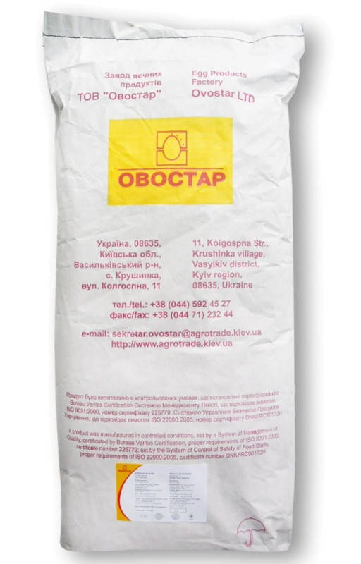 

Альбумин ( яичный протеин ) Овостар 85 % протеина, купить Киев