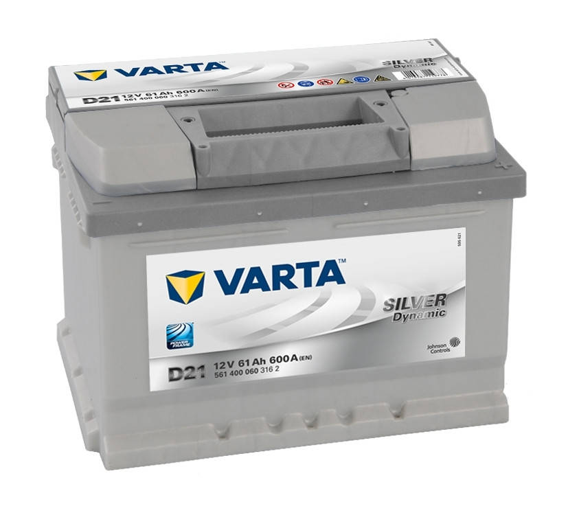 

Аккумулятор автомобильный Varta 6СТ-61 SILVER dynamic (D21)