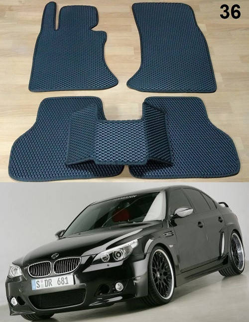 

Коврики ЕВА в салон BMW 5 E60 '03-10, Черный