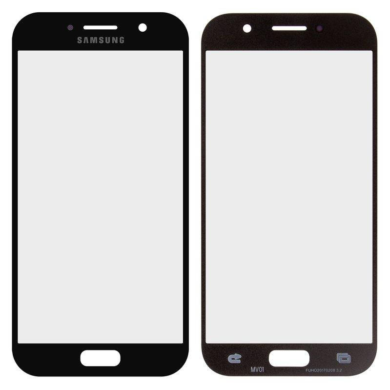 

Скло корпуса для Samsung A520F Galaxy A5 (2017), чорне