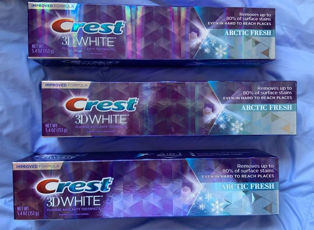

Зубная паста Crest 3D White Toothpaste Arctic fresh 156г, БОЛЬШОЙ ОБЪЕМ