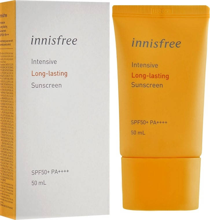 

Солнцезащитный крем Innisfree Intensive Long Lasting Sunscreen SPF50+ PA++++ 50 мл.