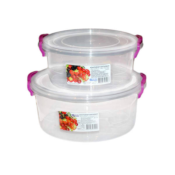

Контейнер пищ.кругл.0,6л (60шт/уп) AL-PLASTIK