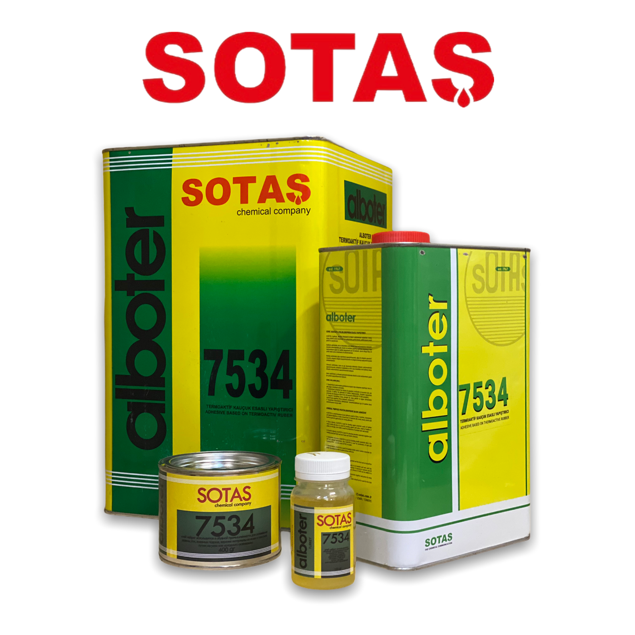 

Клей для обуви наирит ALBOTER 7534 (SOTAS) 0.1/0.4/3/15 кг 0.4
