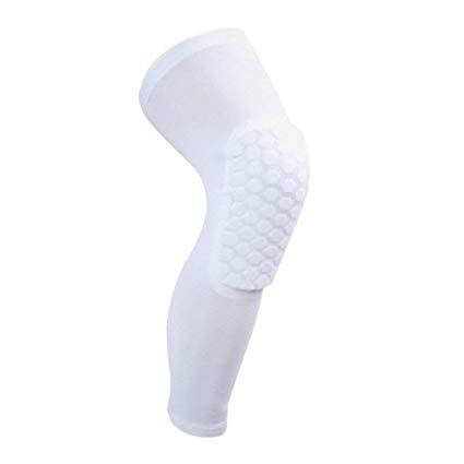 

Наколенник баскетбольный защитный Zelart Knee Pads S-XL нейлон-спандекс белый 1 шт.