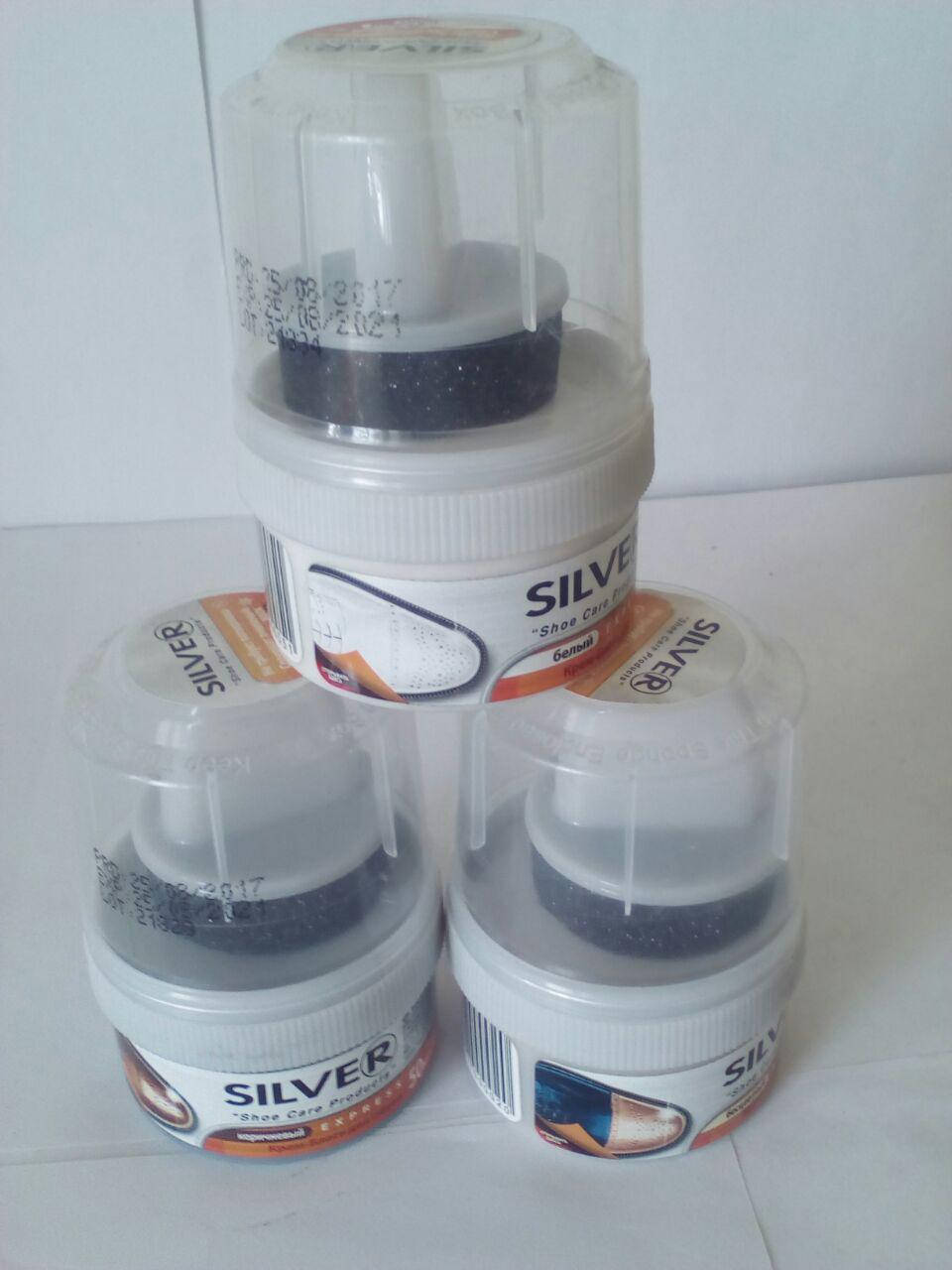 

Крем -краска SILVER ( для обуви ), Разные цвета