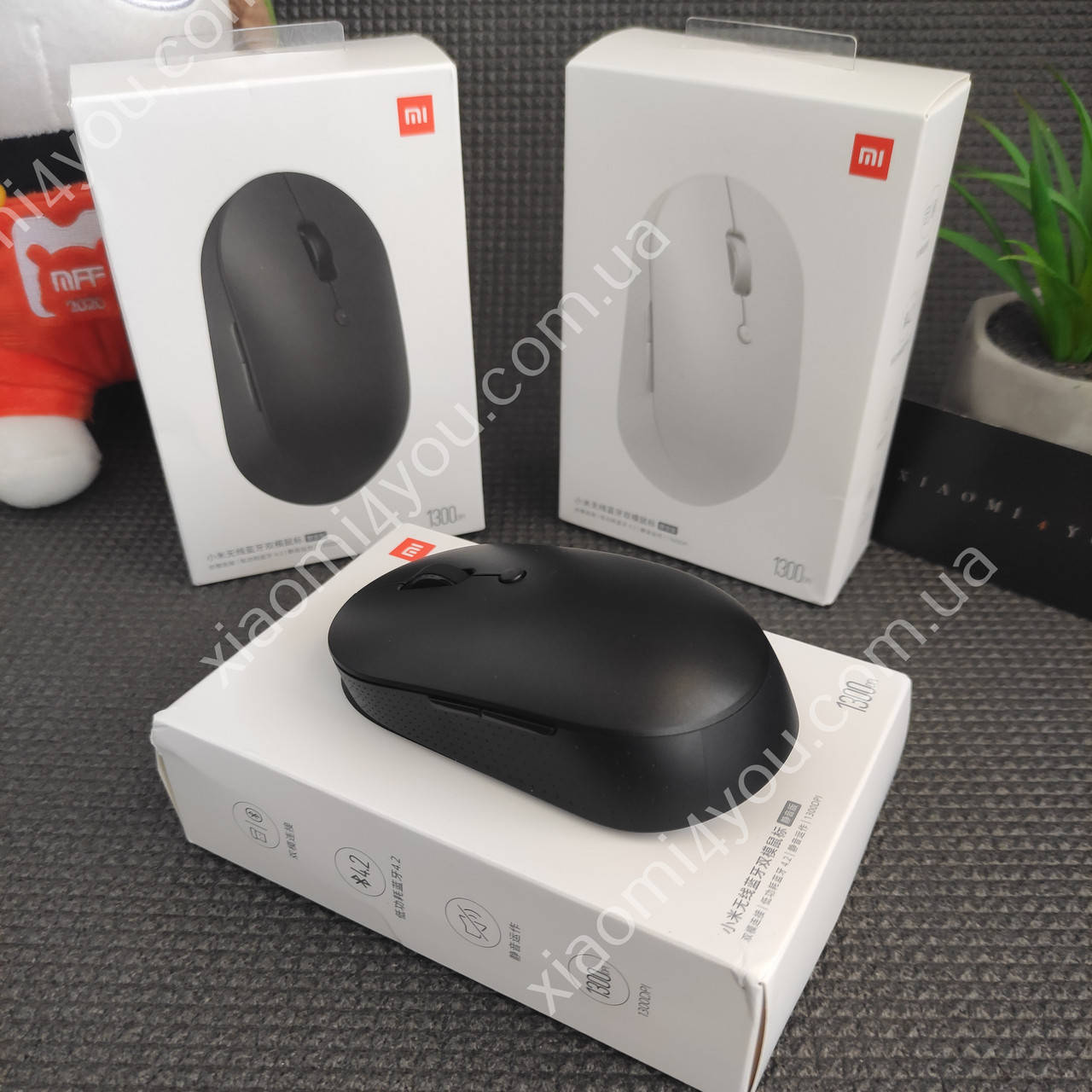 

Мышь Xiaomi Mi Dual Mode Wireless Mouse Silent Edition (WXSMSBMW02) Bluetooth, Черный