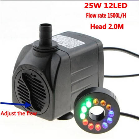 

Насос для фонтана с подсветкой светодиодной 25W