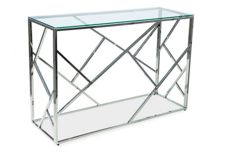 

Консоль Escada C каркас металл Хром, столешница стекло Прозрачное 120х40 (Signal ТМ)