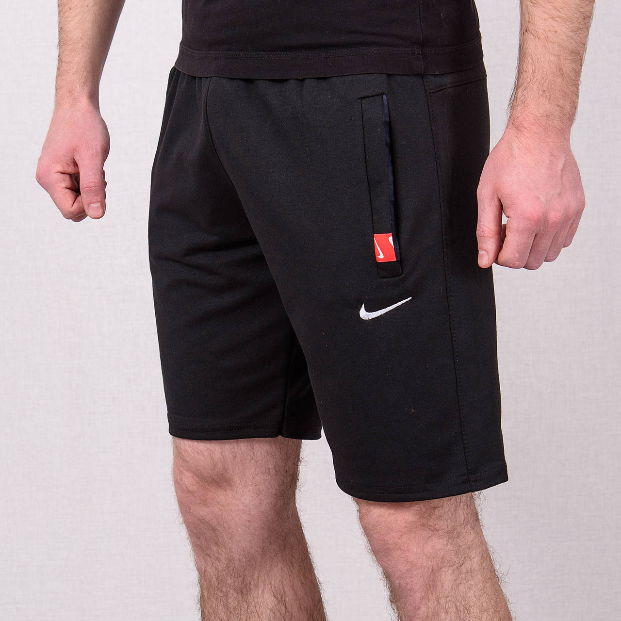 

Чоловічі трикотажні шорти NIKE, чорного кольору, Черный