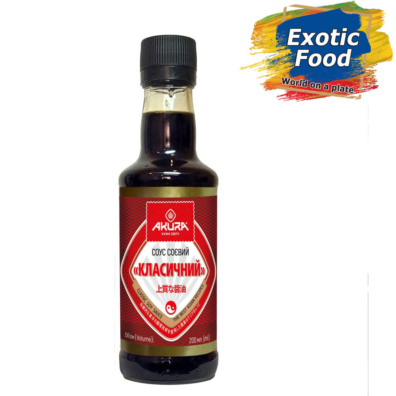 

Соус соевый "Классический" ТМ "AKURA", 200 МЛ