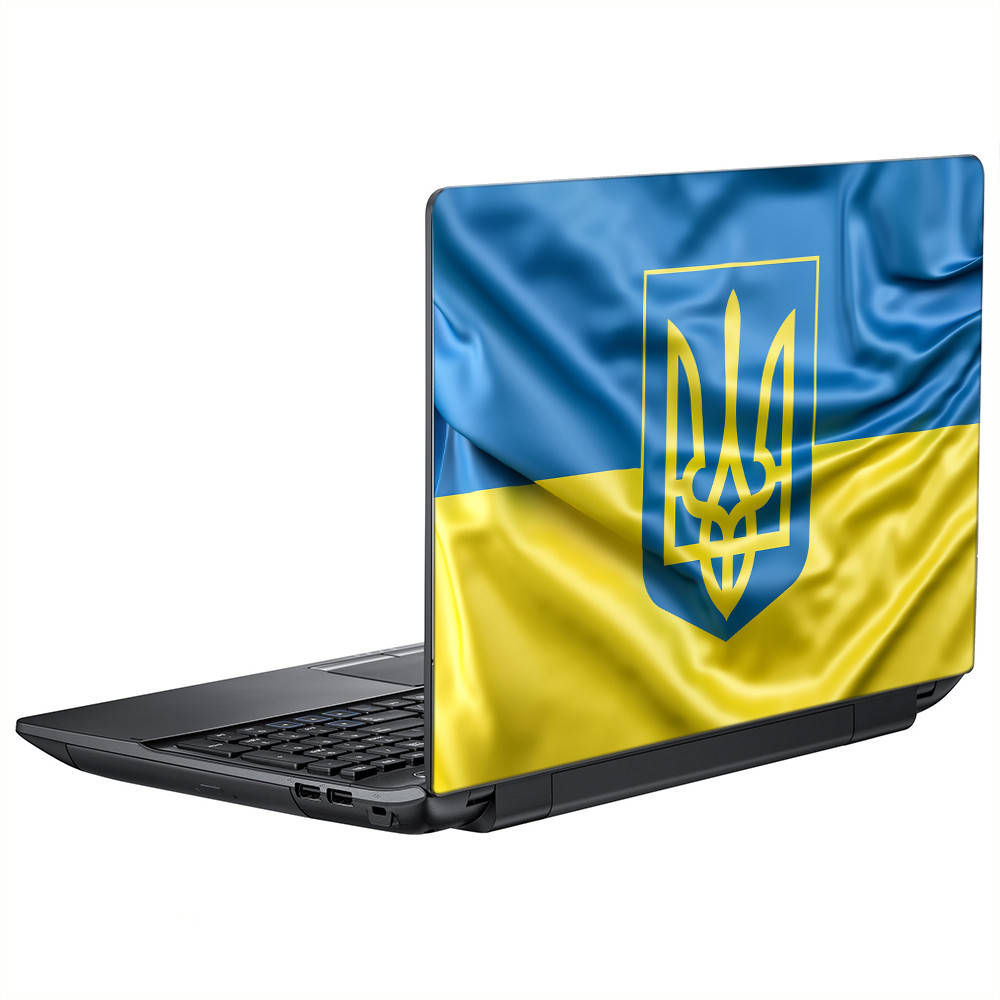 

Наклейка на ноутбук Український прапор