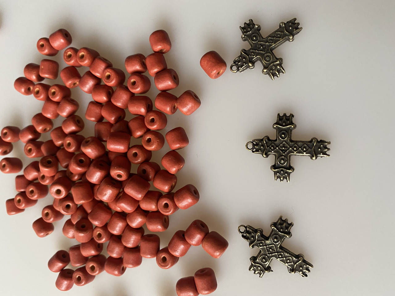 

Підвіска хрест, 27*23мм, Цвет Бронзовий