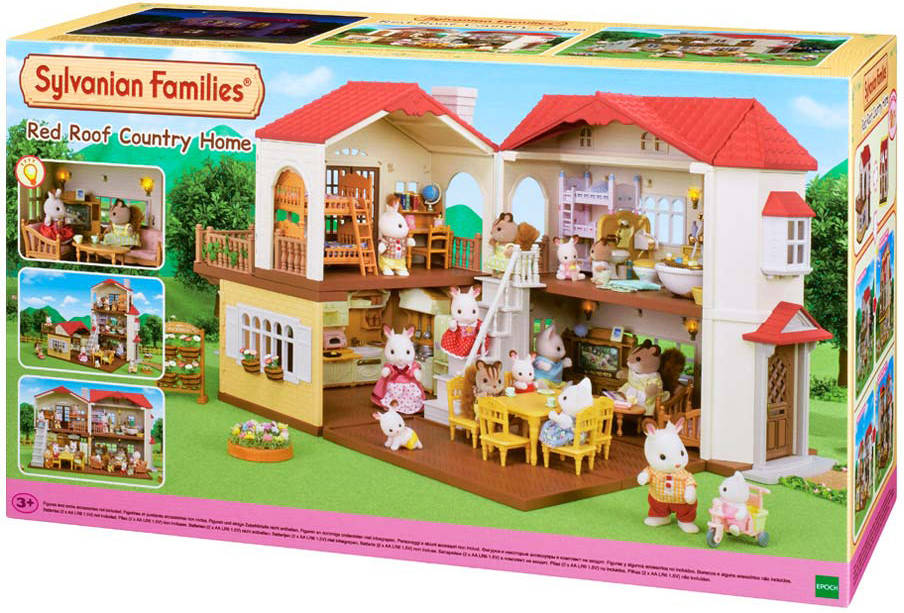 

Sylvanian Families 5302 Дом в деревне со светом красная крыша Red Roof Country House