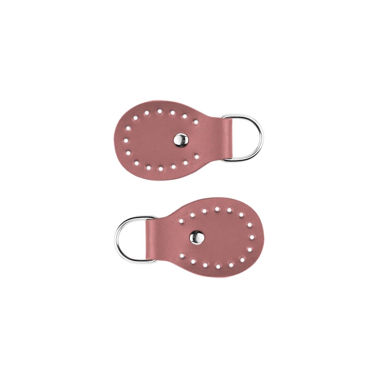 

Комплект шлевок для сумки шкіра Фрез 4,5х6,5см фурнітура срібло