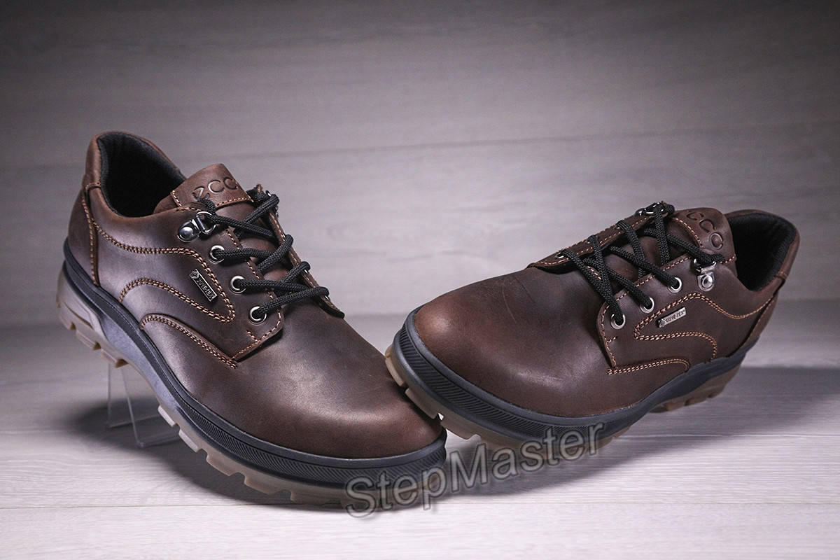 

Спортивные кожаные туфли ECCO Track Waterproof Brown, Коричневый