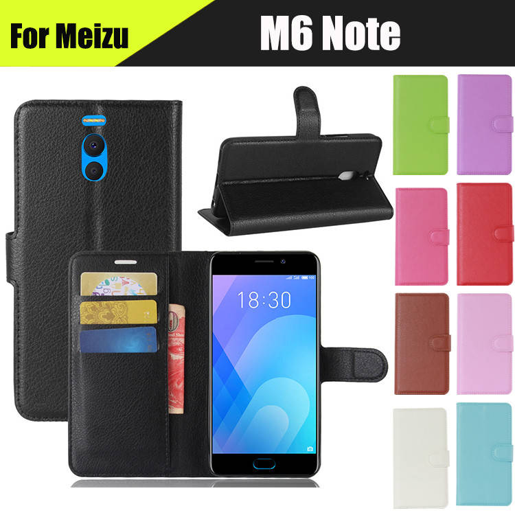 

Чехол книжка для Meizu M6 Note, Разные цвета