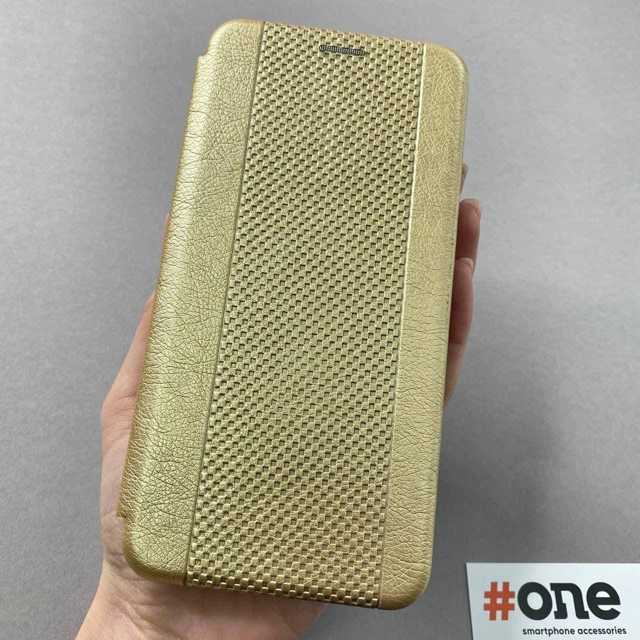 

Чехол-книга для Realme 8 с узором с магнитом подставкой книжка на телефон реалми 8 золотая V2S