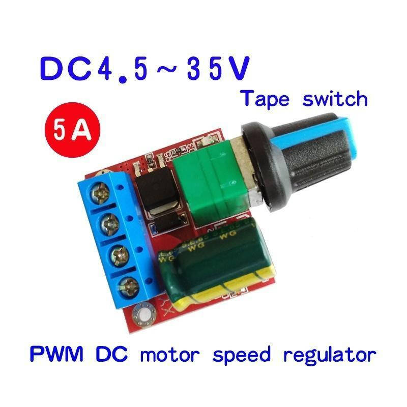

ШИМ регулятор оборотов двигателя DC 5V-35V 5А 20 кГц PWM
