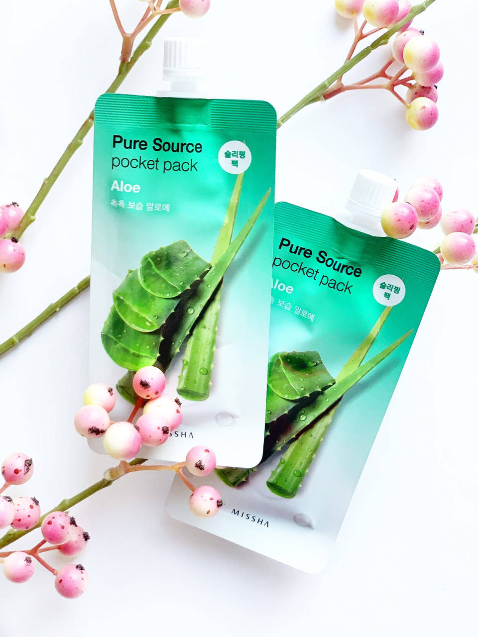 

Ночная маска для лица MISSHA Pure Source Pocket Pack Aloe 10 ml