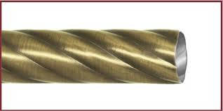 

Кованый карниз труба крученая 25мм -1,6м антик