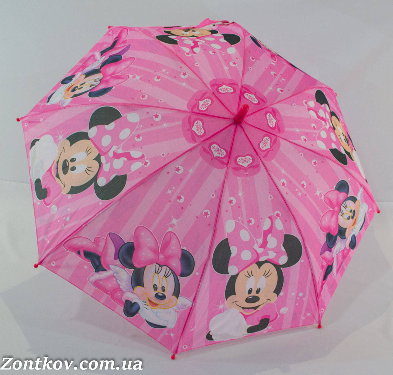 

Детский зонтик "Минни Маус" с пластиковой спицей от фирмы "Rainproof".