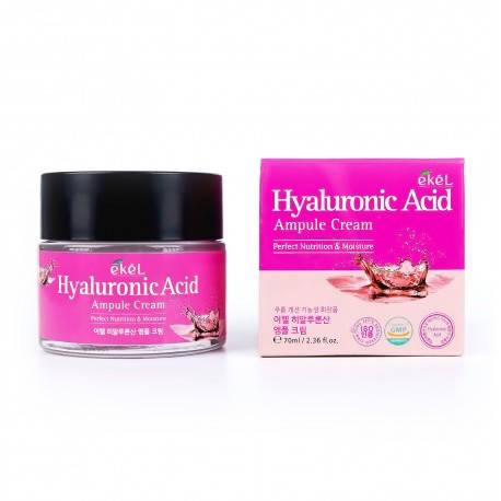 

Ультра увлажняющий крем с гиалуроновой кислотой Ekel Hyaluronic Acid Ampule Cream