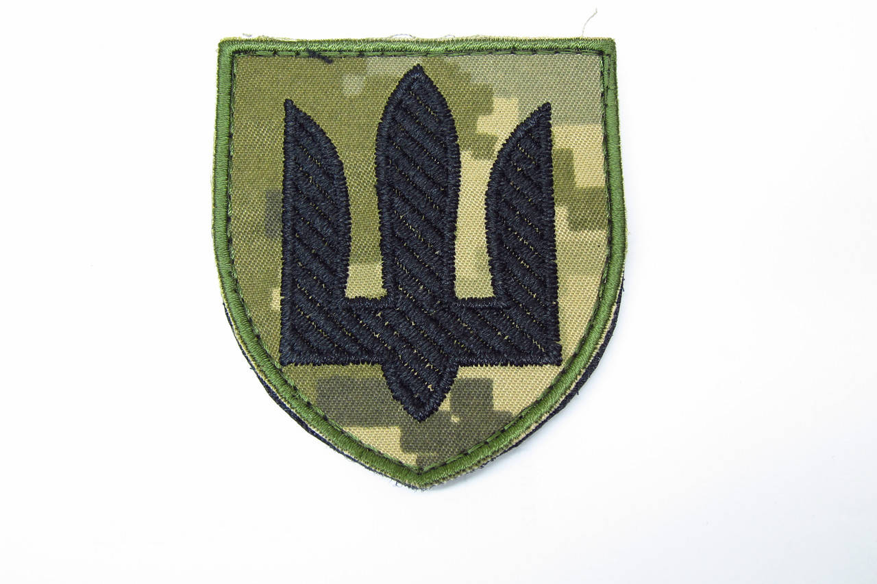 

Шеврон, патч, нашивка тризуб.