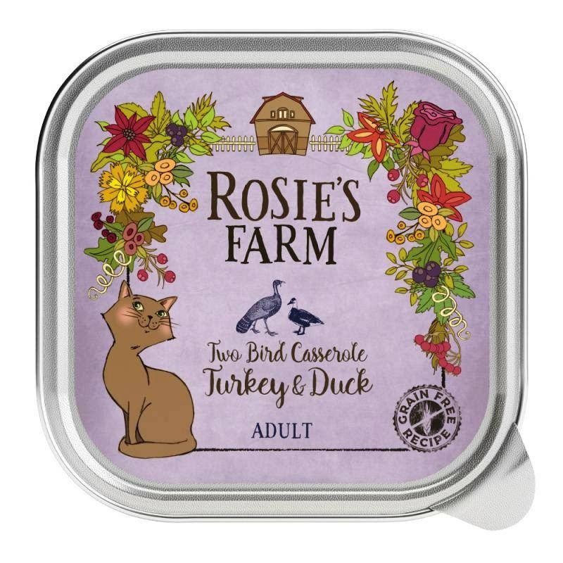 

Влажный корм для кошек Rosies Farm Индейка и Утка