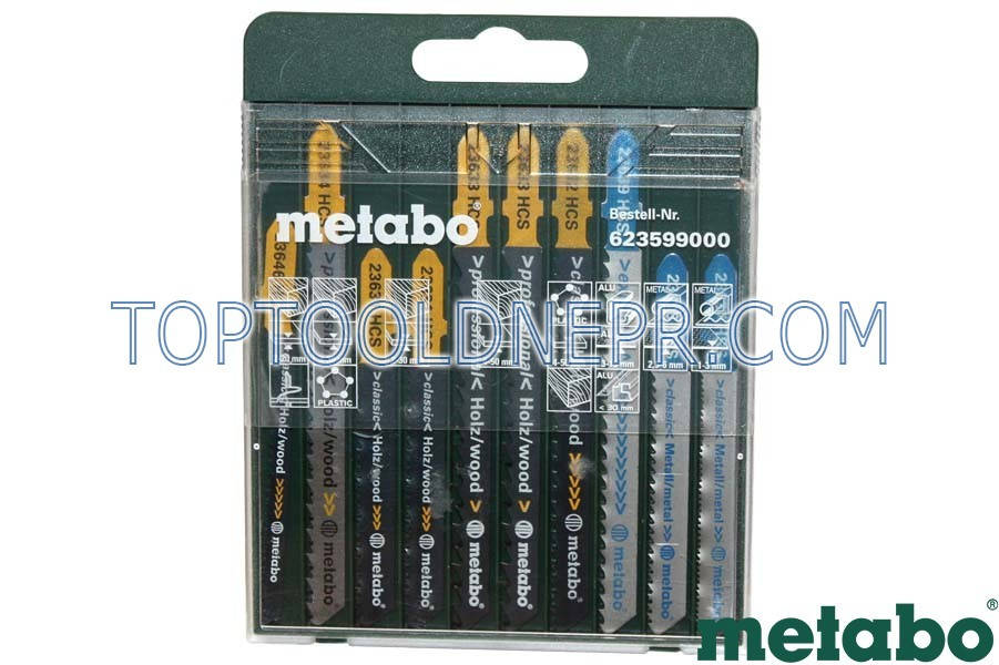 

Пилки для лобзика Metabo набор 10шт