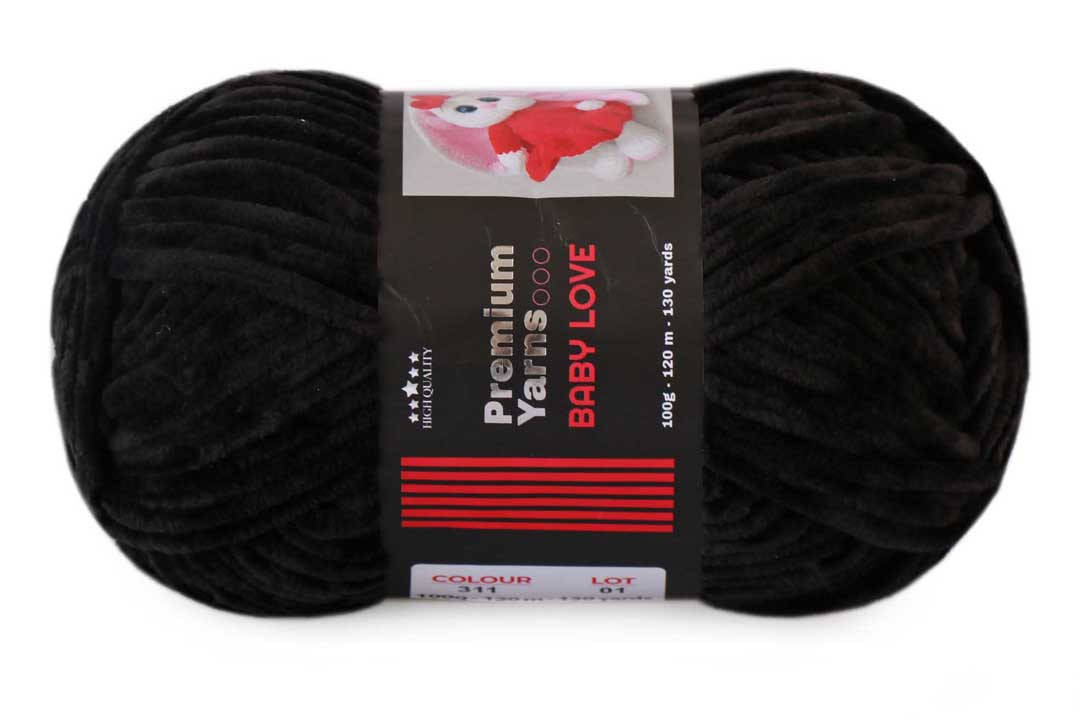 

Premium Yarn Baby Love, Черный №311