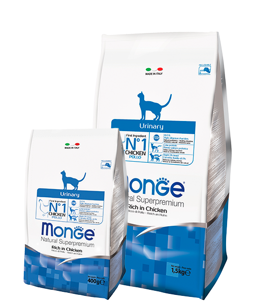 

Monge Cat Urinary Сухой корм с курицей и рисом для взрослых кошек для профилактики мочекаменной болезни 10 кг