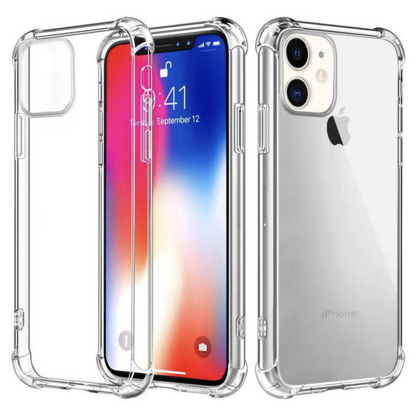 

Чехол прозрачный Strong с Бортами для iPhone 11