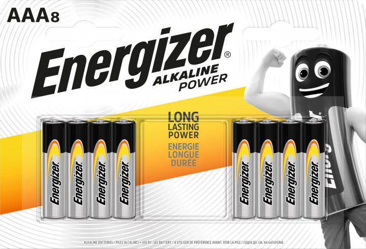 

Батарейка ENERGIZER Alkaline Power AAA/LR03 (8шт)
