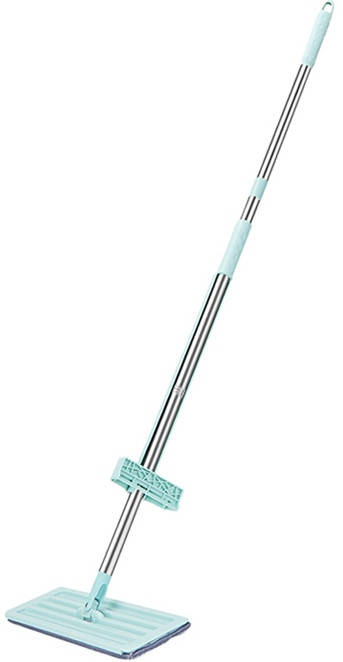 

Плоская швабра лентяйка с отжимом, «свободные руки», микрофибра, Fortis Nova, Бирюзовый