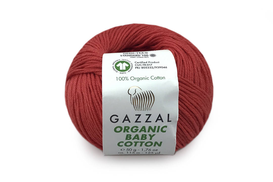 

Gazzal Organic Baby Cotton, Красный №432